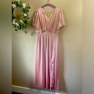 Blush Mother of Bride Dress
